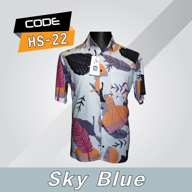 Half Shirt Hs-22 (Sky Blue)