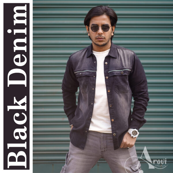 Denim Shirt (Black)